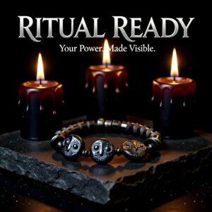 Owl Lover? Gunmetal Black [dark gray] Hematite Owl + Textured Beads for 7" Wrist